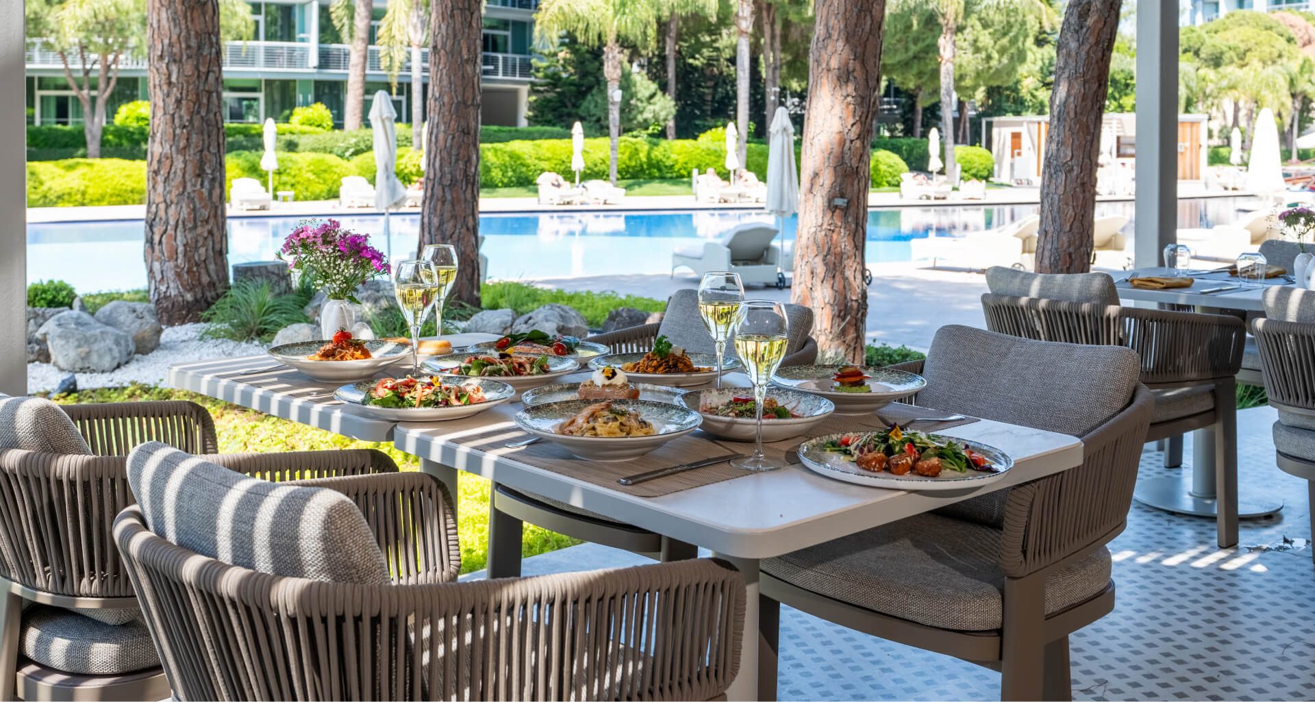 Calista Resort sahil ve havuz